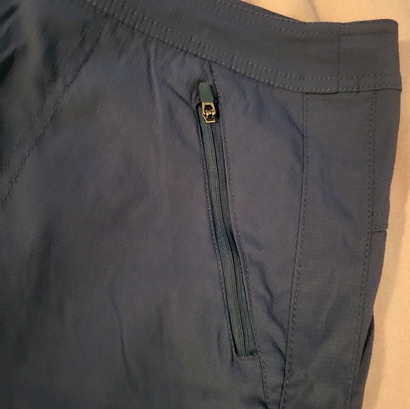 Le Verde Blue Mini Skort with Zip Pockets..Super Cute - Picture 7 of 14